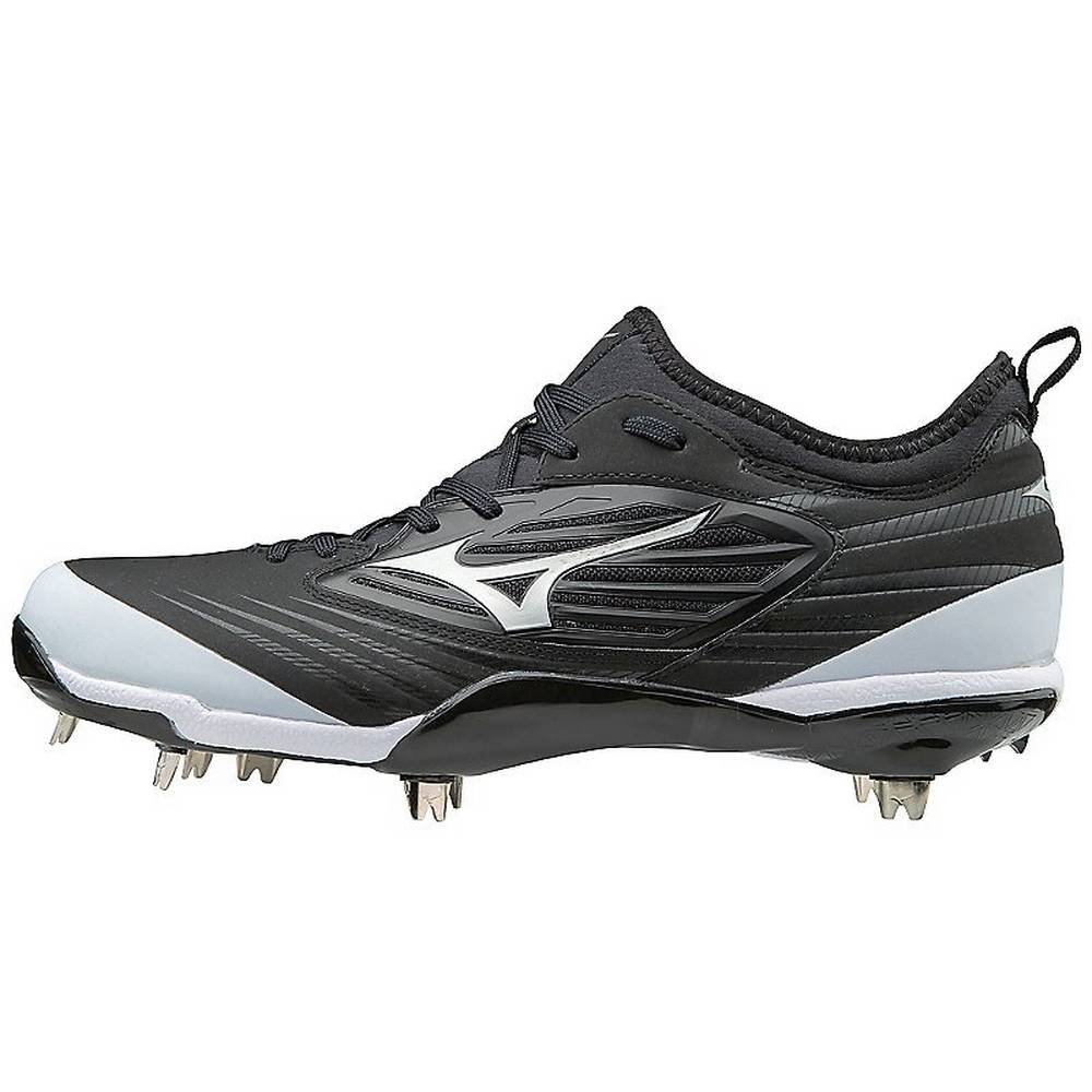 Mens Mizuno EPIQ Baseball Cleats Black/White Philippines (DTXWIU152)